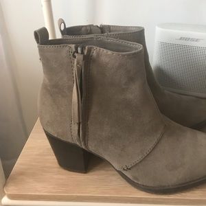 Grey Boot Heels